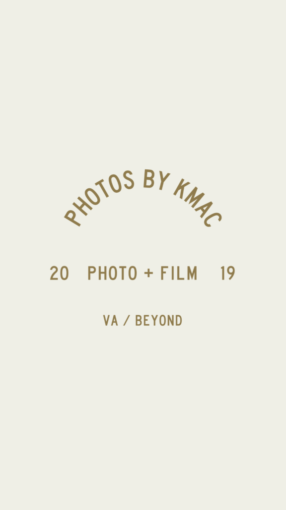 photos by kmac photography branding logo