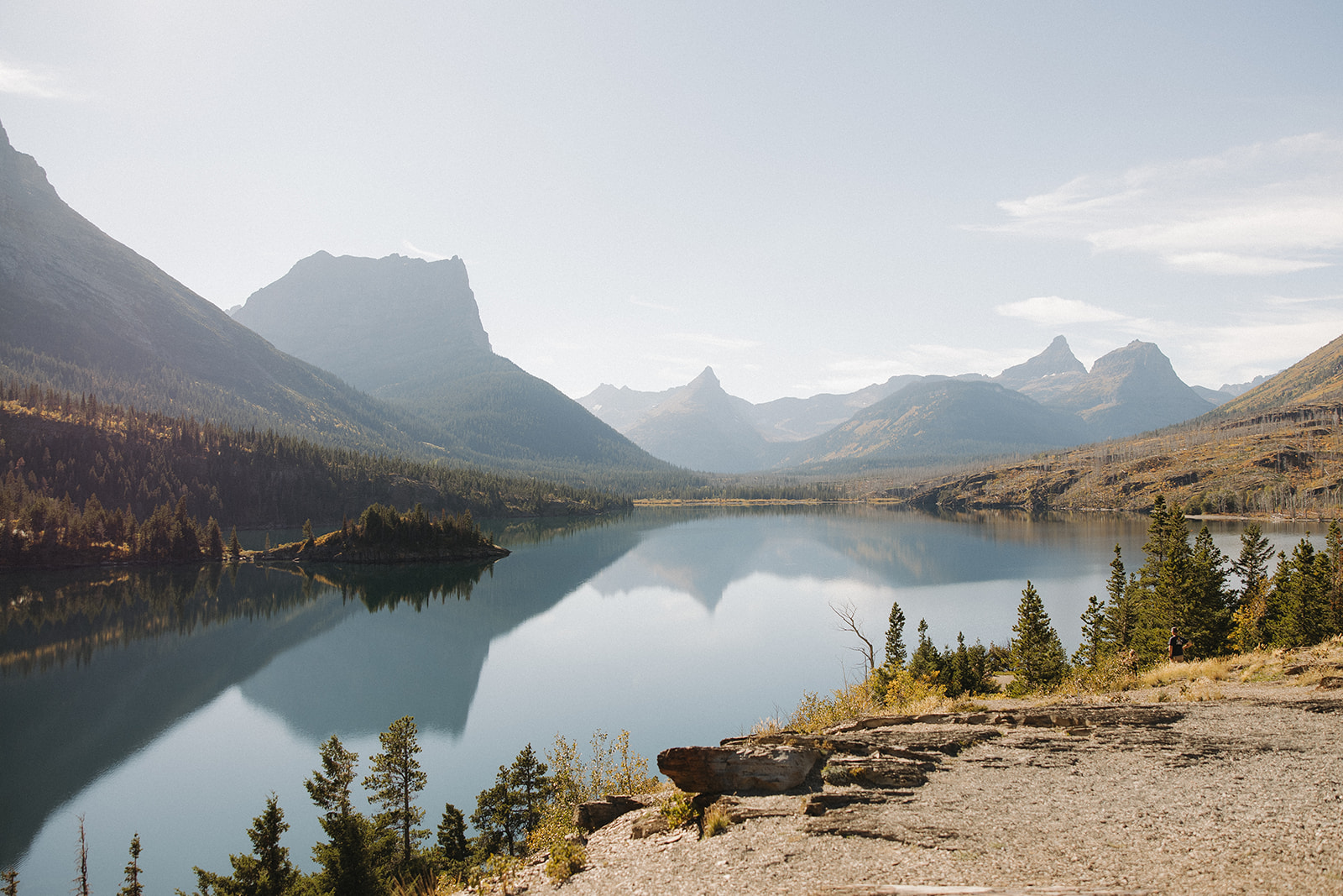 Sun Point in Glacier National Park- gives context to the location of the story