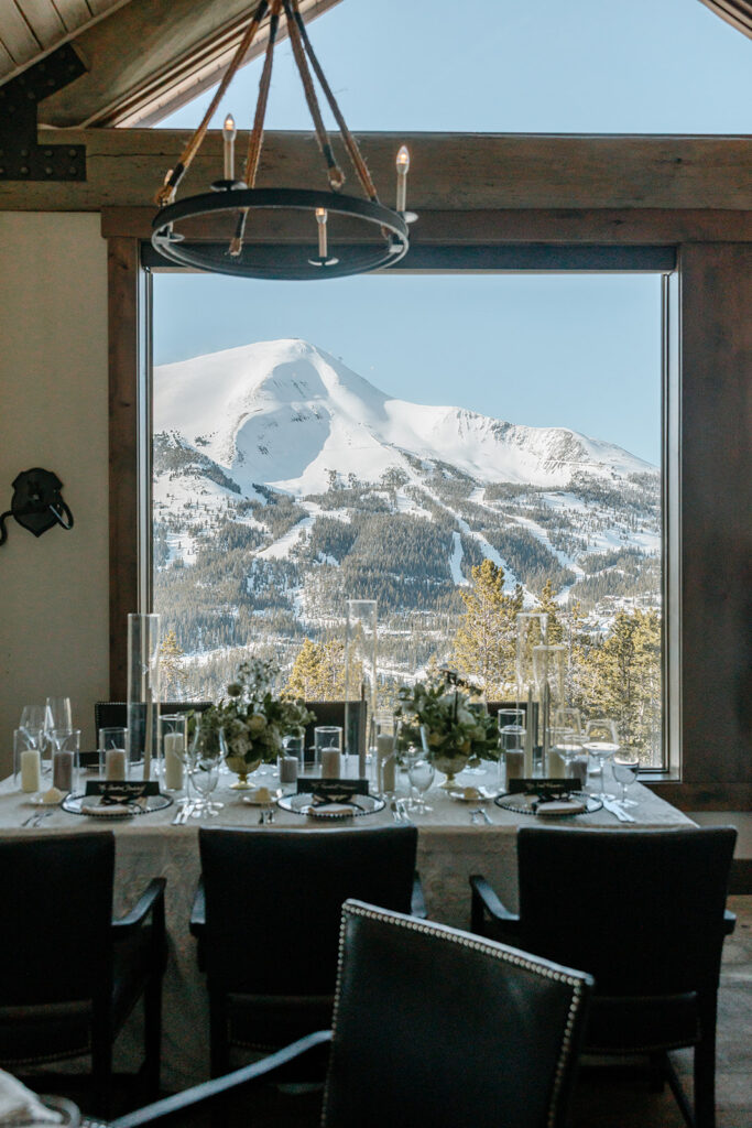 Luxury Yellowstone Club Wedding