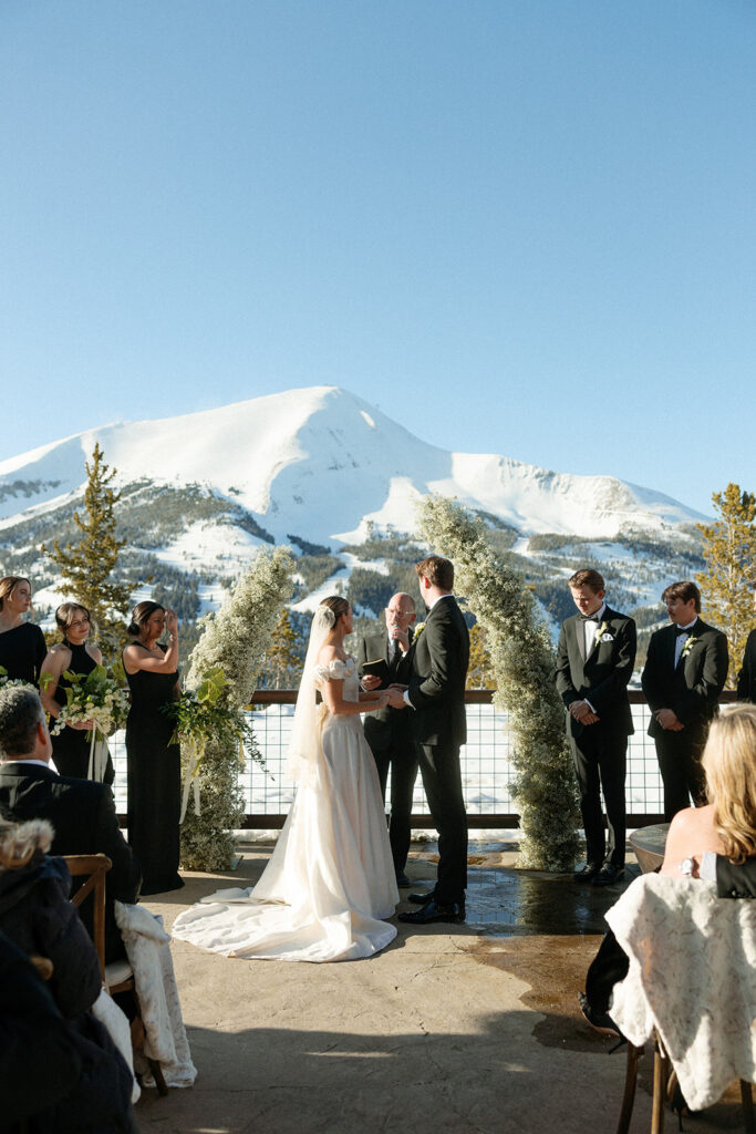 Luxury Yellowstone Club Wedding